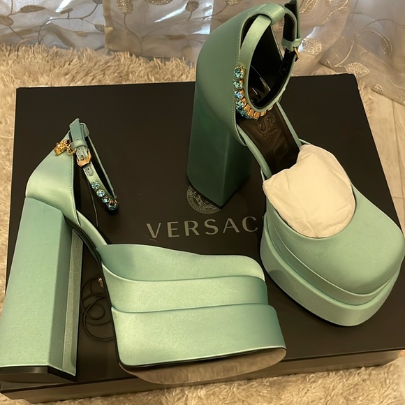 Versace Platforms - new with minimal imperfections - Picture 1 of 13